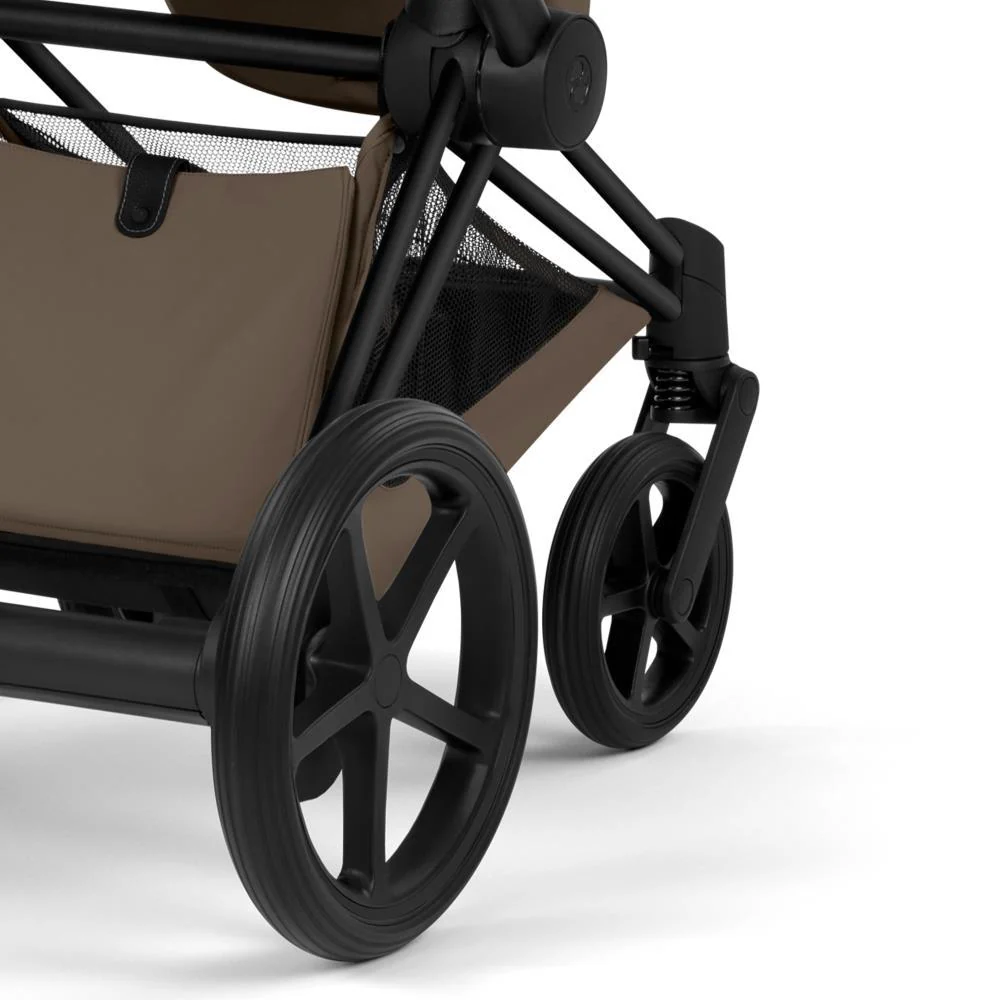Cybex Platinum e-Priam Comfort Matt Black Coconut Brown - Image 8