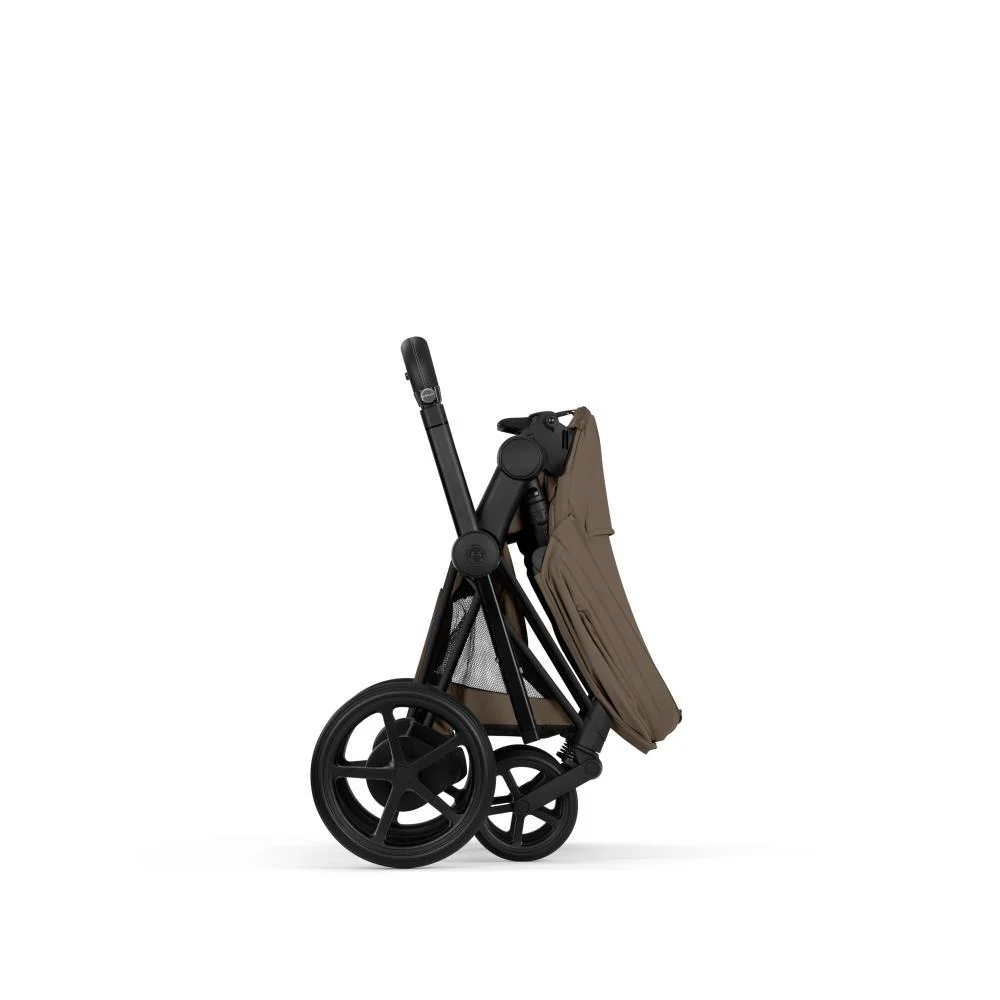 Cybex Platinum e-Priam Comfort Matt Black Coconut Brown - Image 9