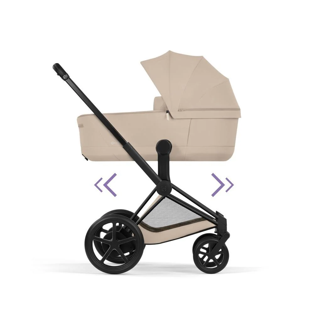 Cybex Platinum e-Priam Comfort Matt Black Cozy Beige - Image 5
