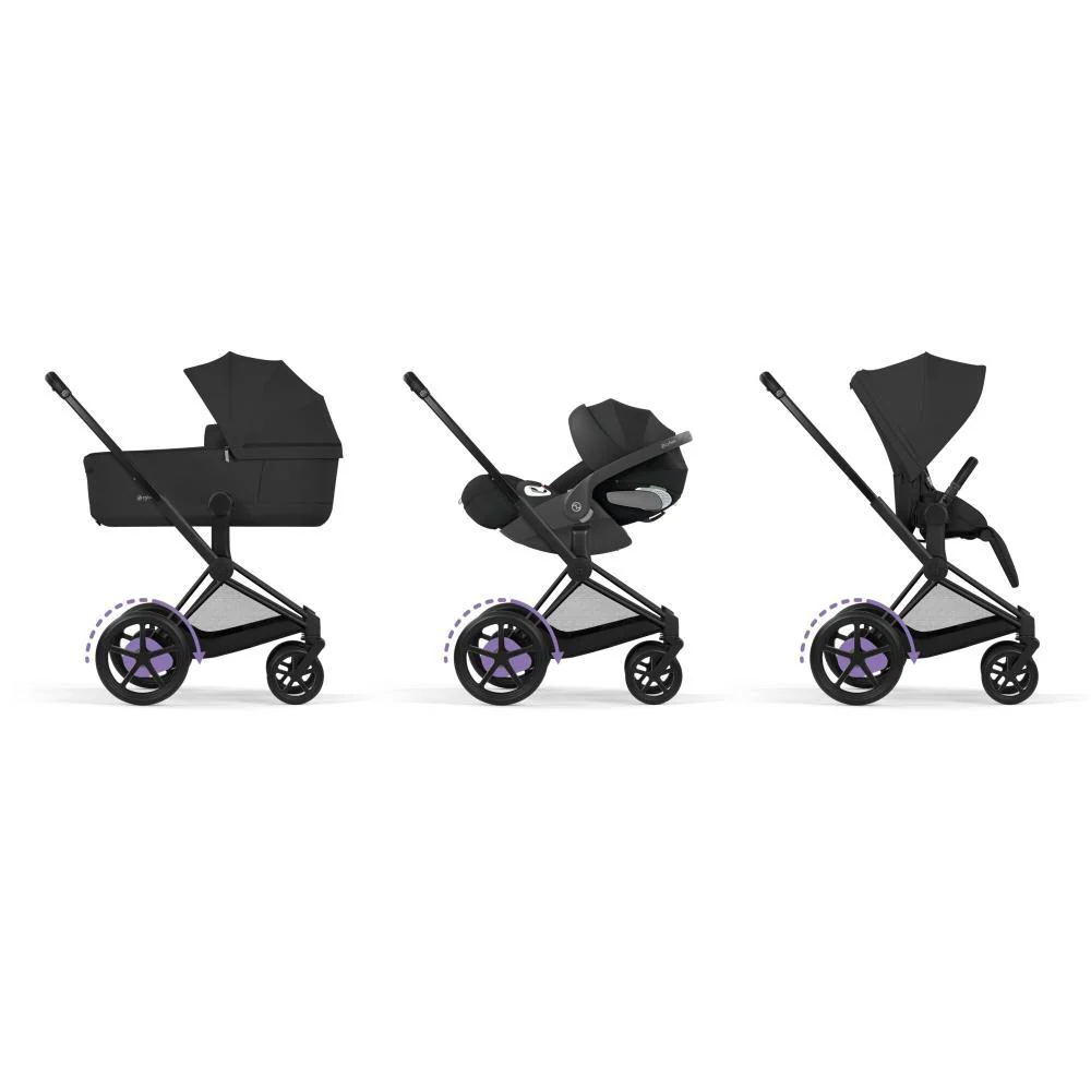 Cybex Platinum e-Priam Comfort Matt Black Sepia Black - Image 14