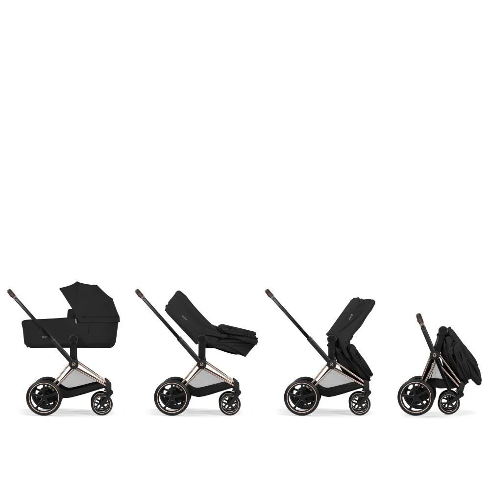 Cybex Platinum e-Priam Comfort Matt Black Sepia Black - Image 2