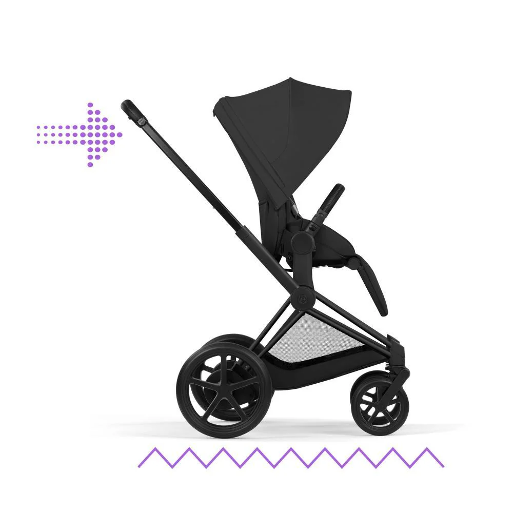 Cybex Platinum e-Priam Comfort Matt Black Sepia Black - Image 5