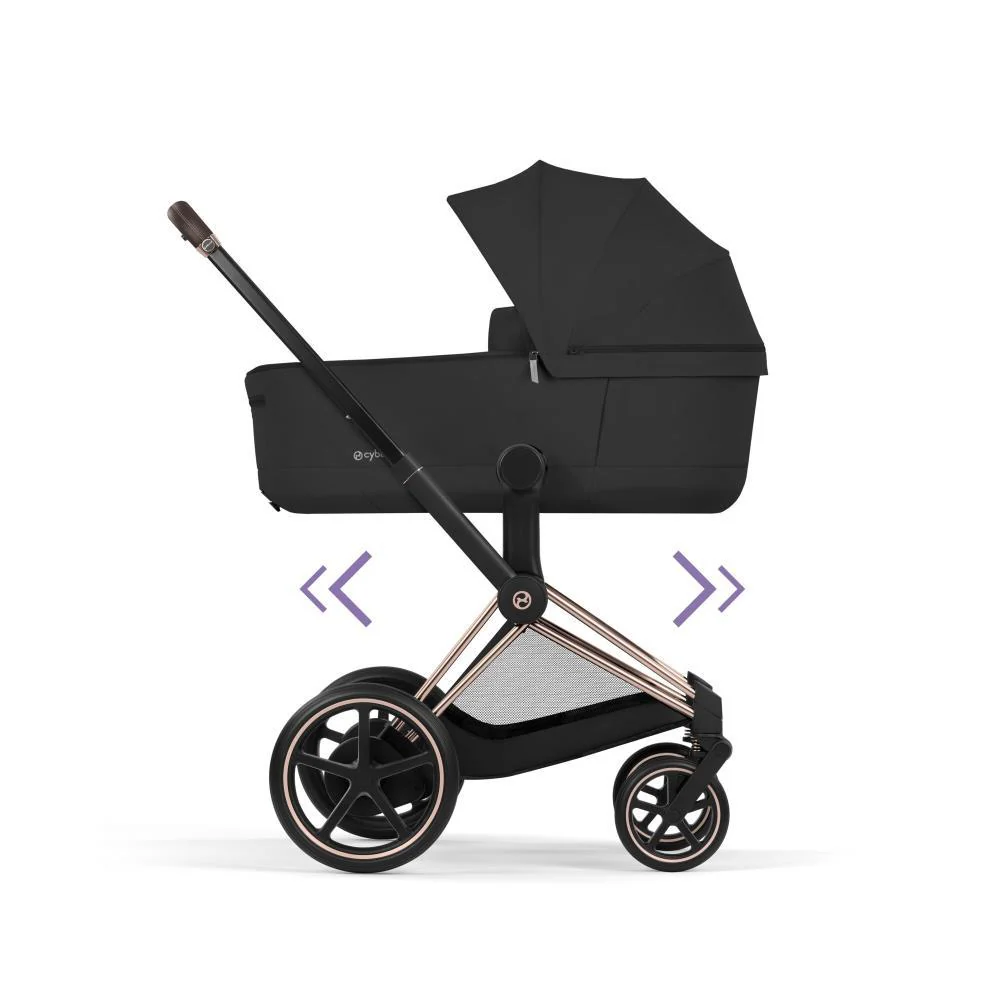 Cybex Platinum e-Priam Comfort Rosegold Sepia Black - Image 6
