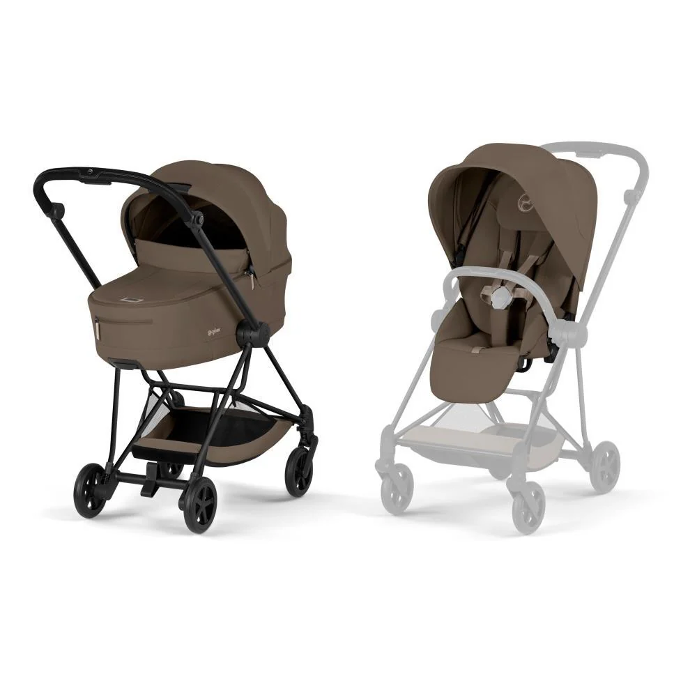 Cybex Platinum Mios Comfort Matt Black Coconut Brown