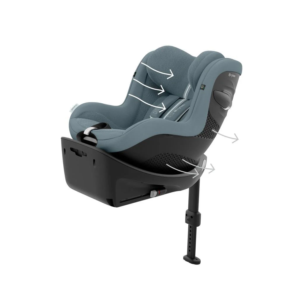 Cybex Sirona G i-Size Plus Stormy Blue 61-105 cm - Image 6