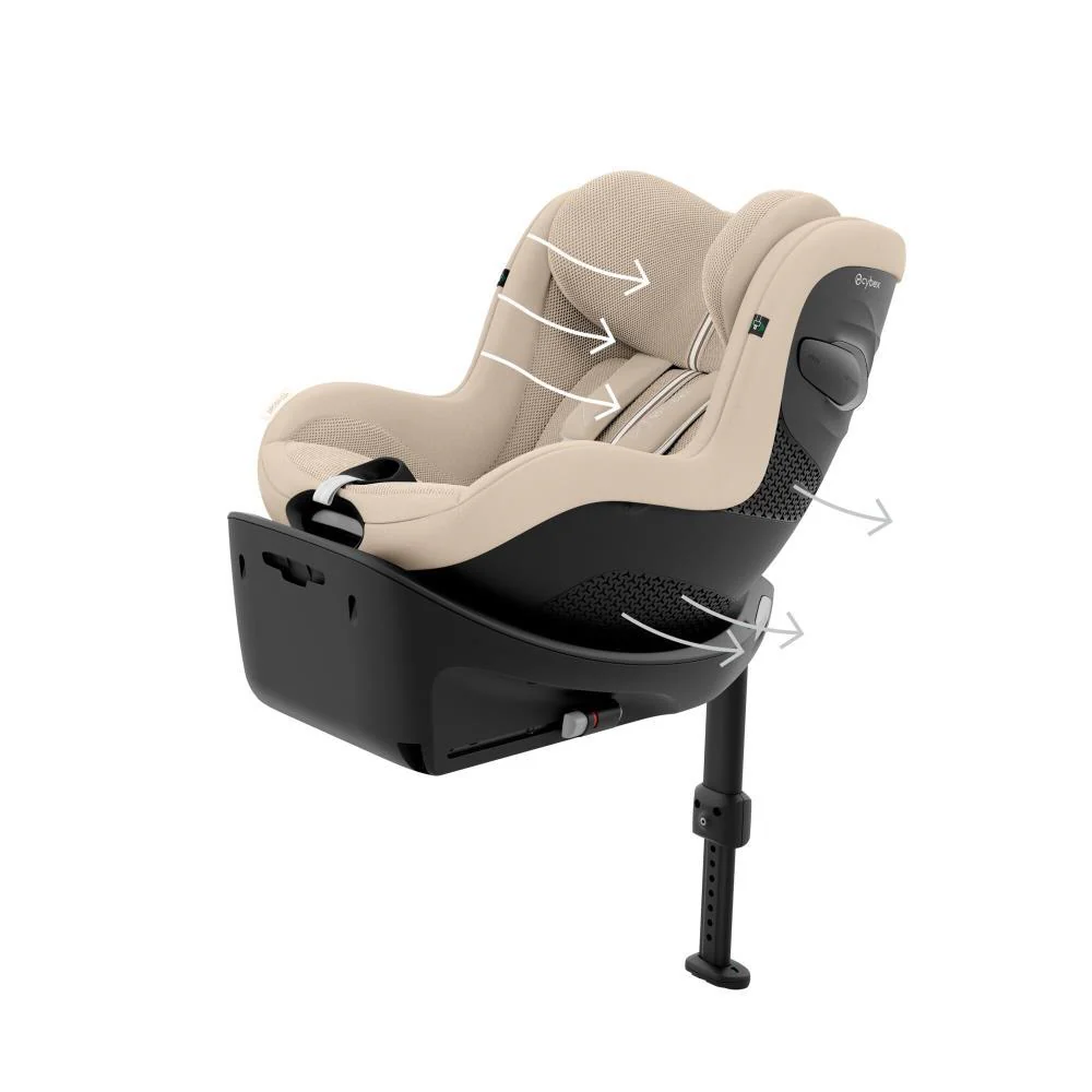 Cybex Sirona G3 Plus Almond Beige 61-105cm - Image 6
