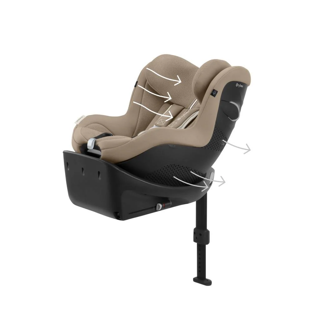 Cybex Sirona Gi Plus i-Size Almond Beige 61-105 cm - Image 4