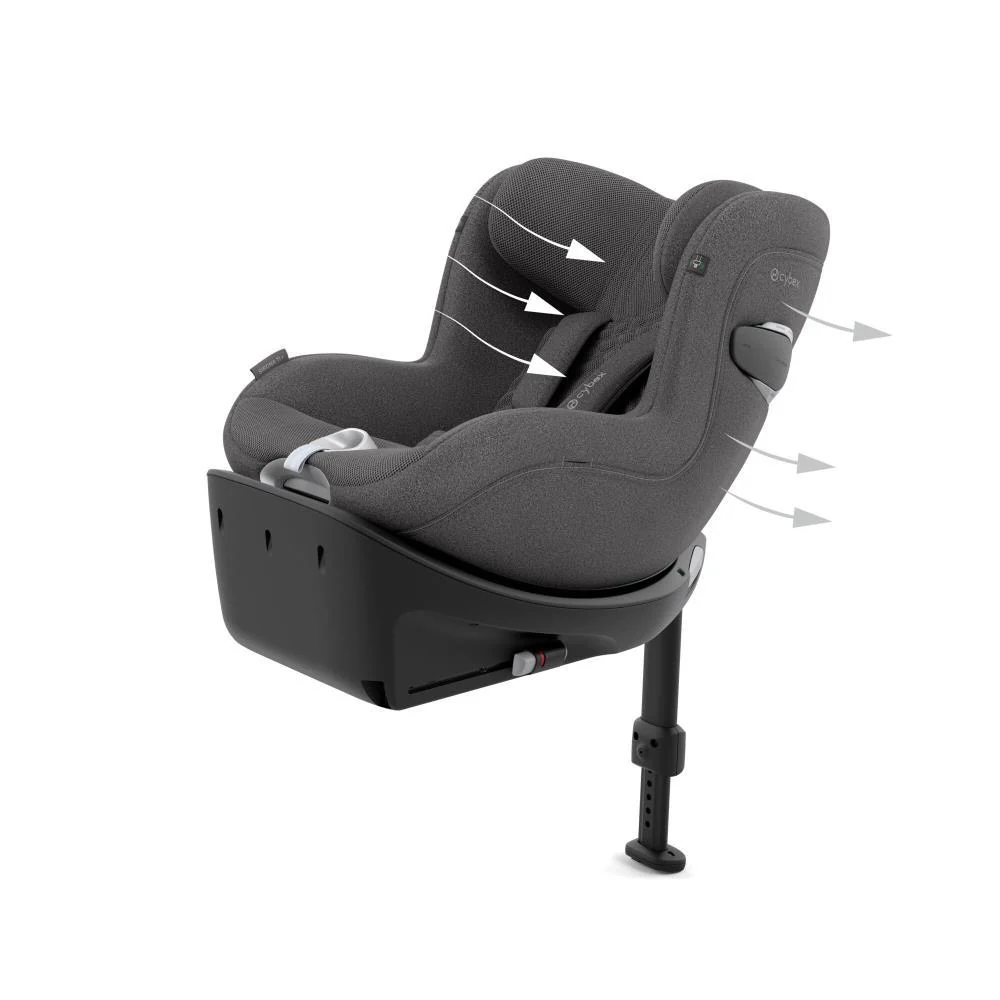Cybex Sirona Ti i-Size Plus Mirage Grey 61-105cm - Image 4