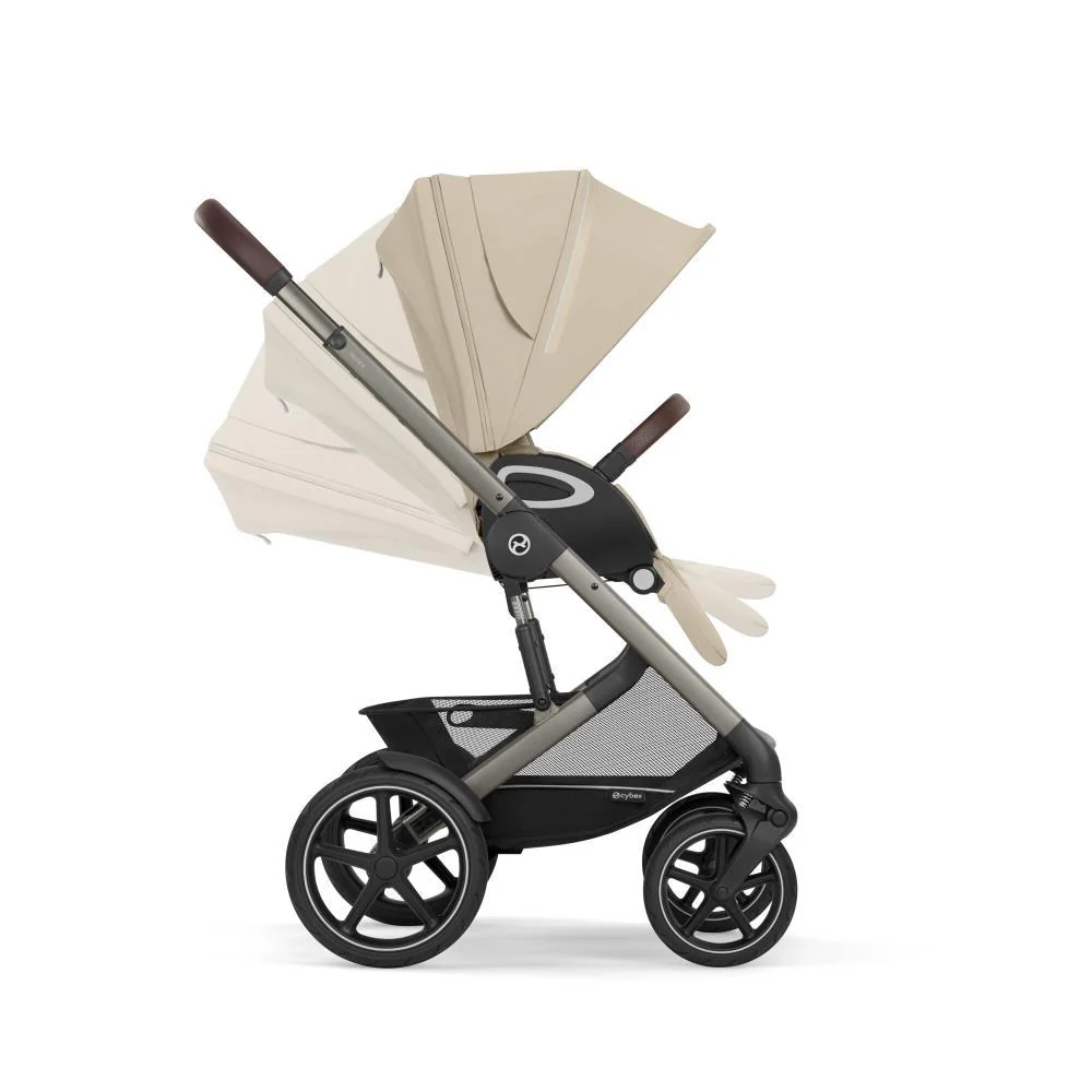 Carrinho Cybex Talos S Lux Almond Beige - Chassis Taupe - Image 5
