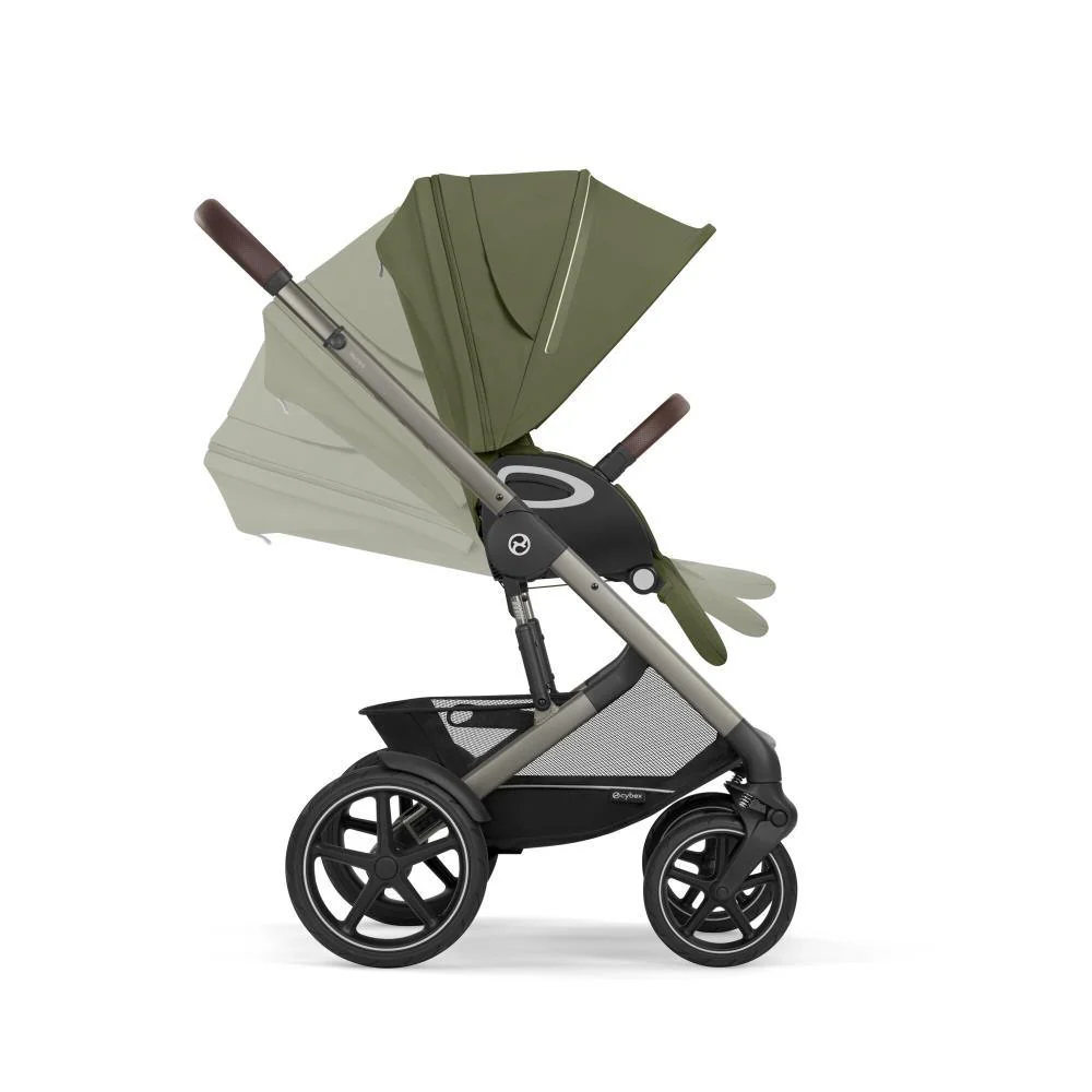 Carrinho Cybex Talos S Lux Moss Green - Chassis Taupe - Image 5