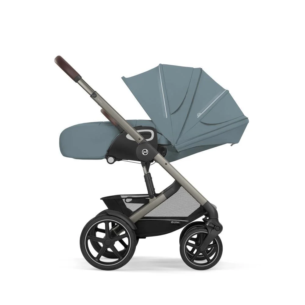 Carrinho Cybex Talos S Lux Stormy Blue - Chassis Taupe - Image 3