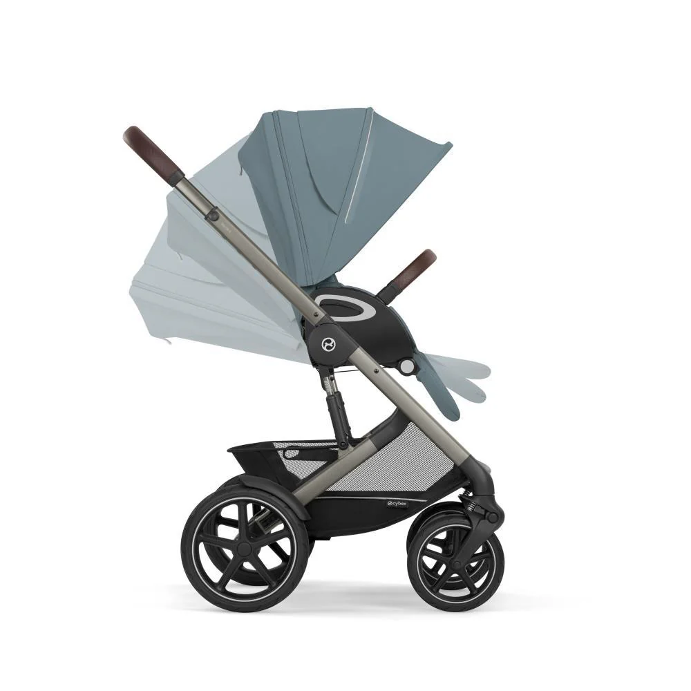 Carrinho Cybex Talos S Lux Stormy Blue - Chassis Taupe - Image 5
