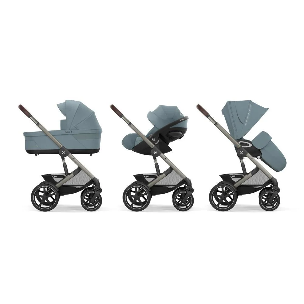 Carrinho Cybex Talos S Lux Stormy Blue - Chassis Taupe - Image 7