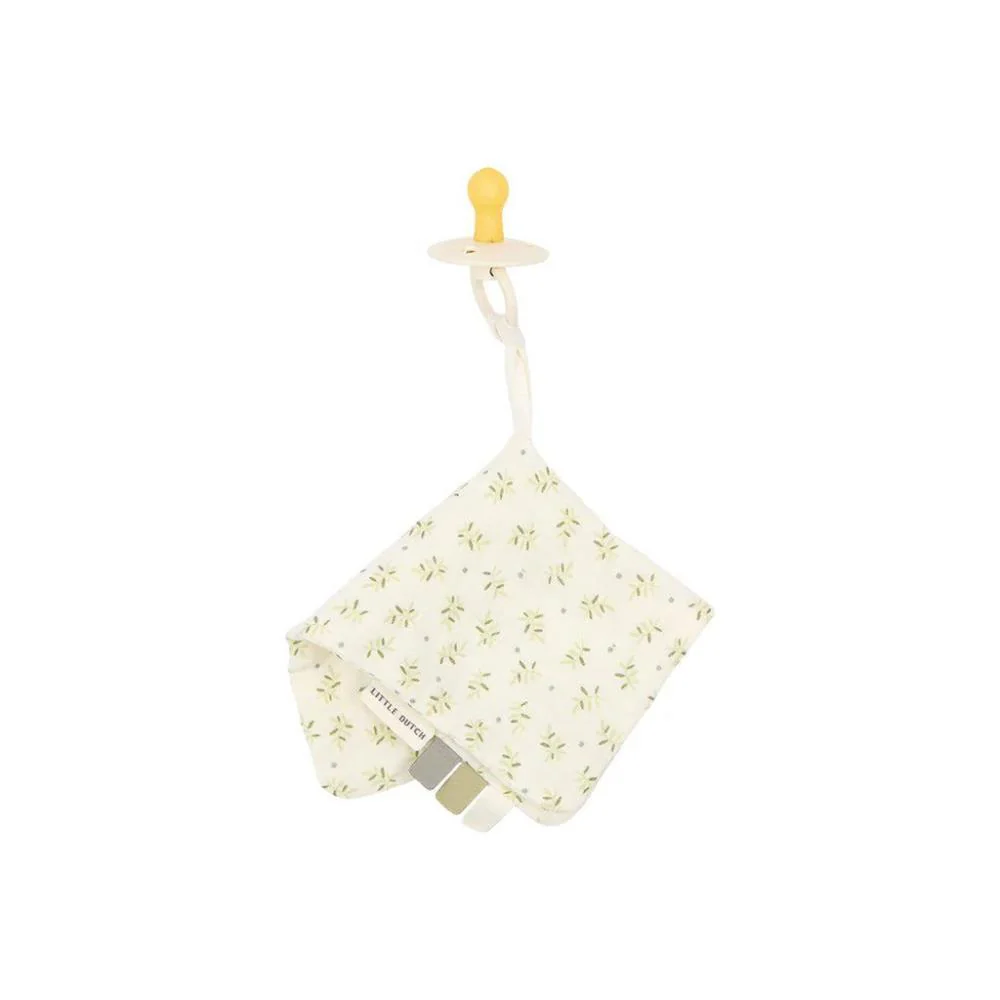 Doudou com Clip para Chupeta Little Dutch Blueberry Leaves