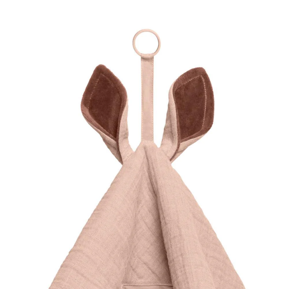 Doudou com Clipe para Chupeta Bibs Kangaroo Blush - Image 2