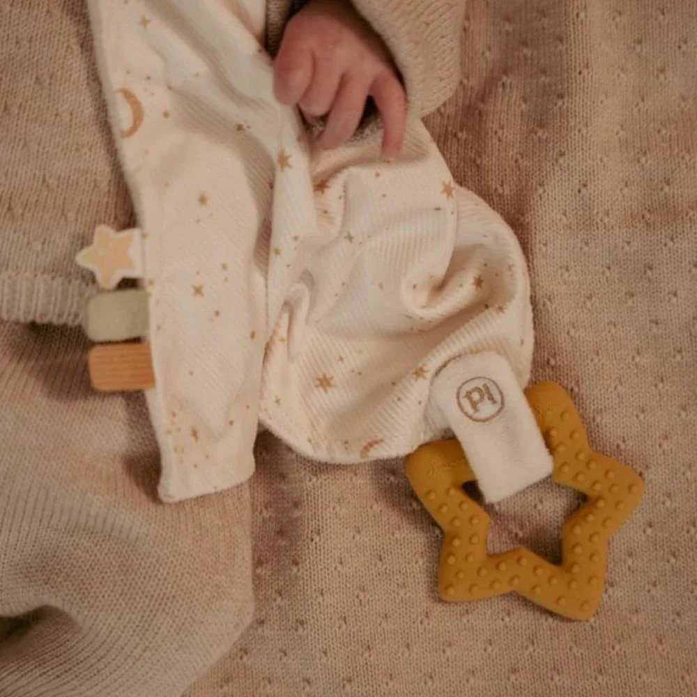 Doudou com Mordedor e Fita para Chupeta Little Dutch Newborn Naturals - Image 8