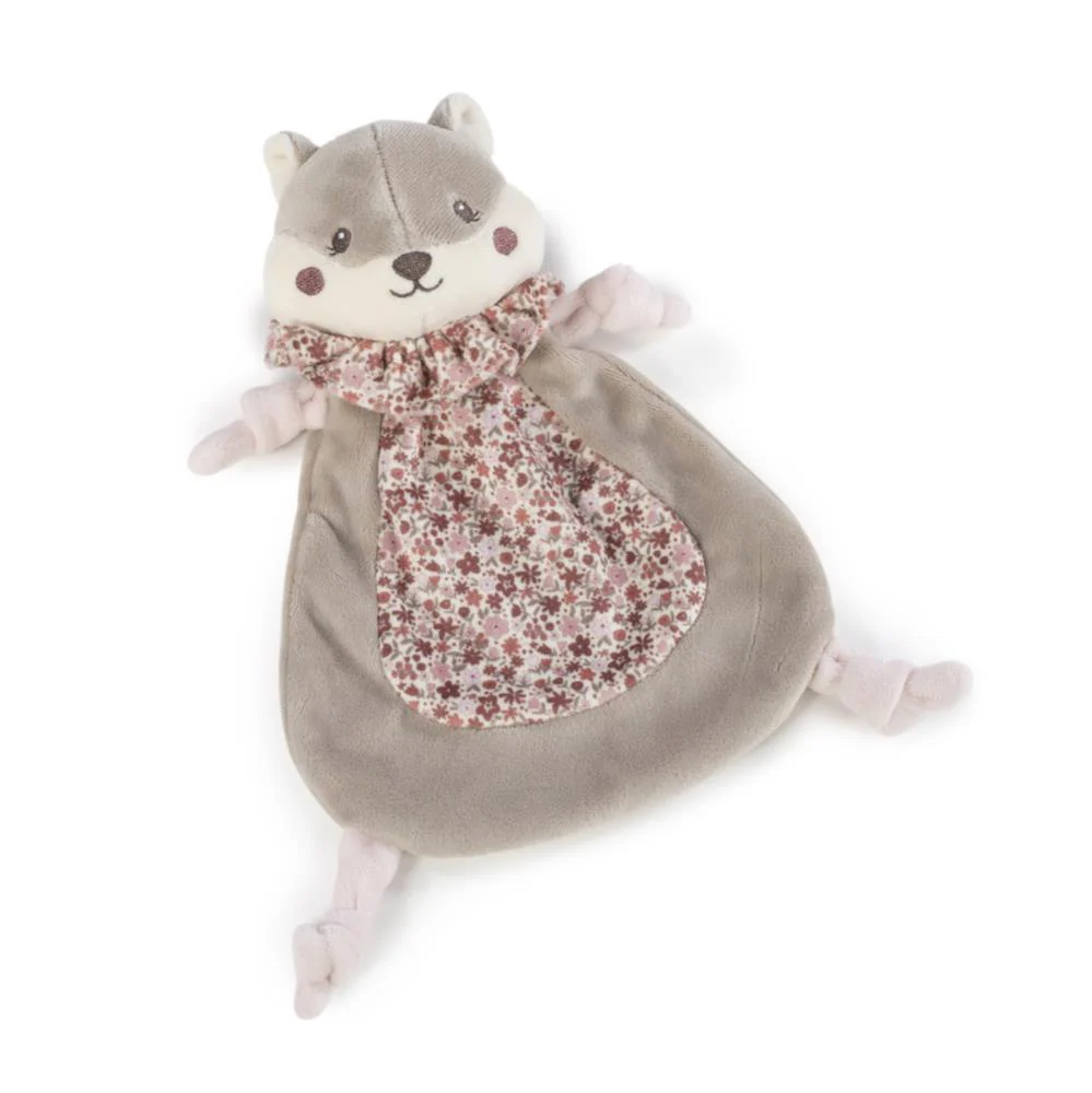 Doudou Pasito a Pasito Squirrel Cherry Flowers