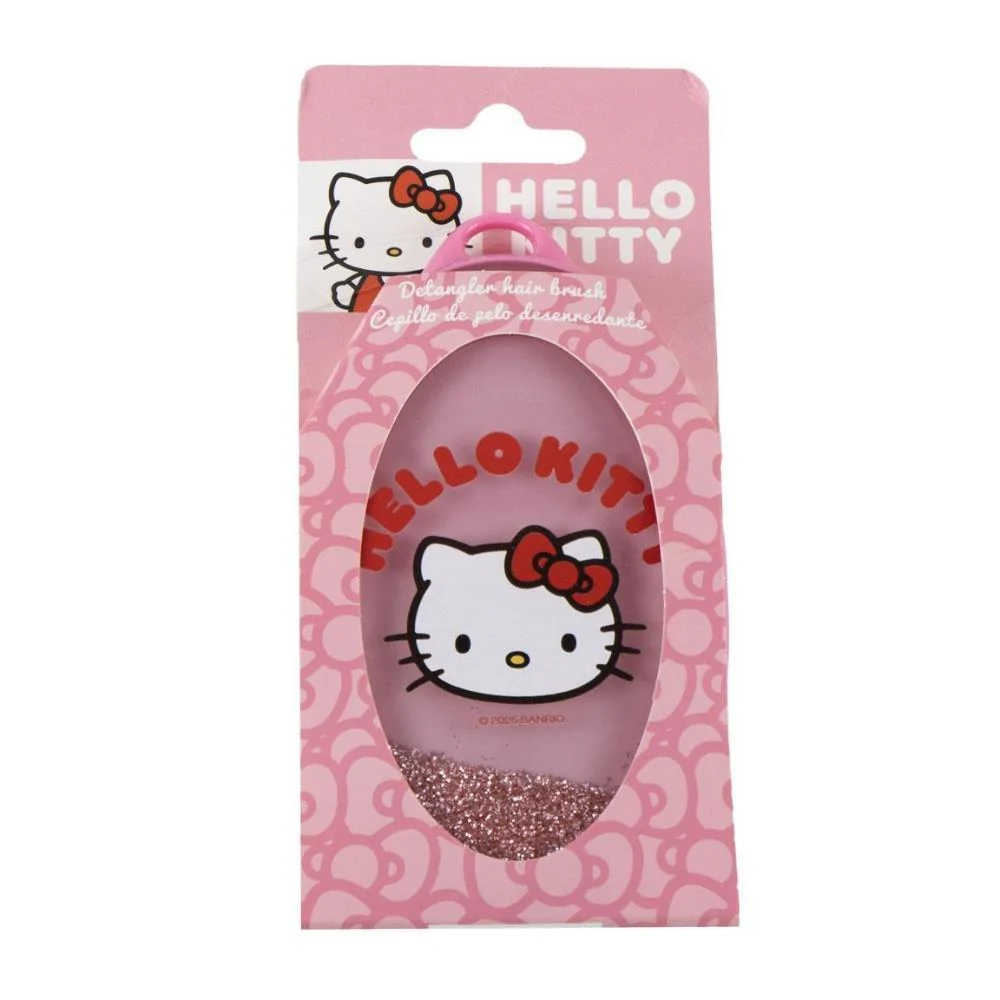Escova de Cabelo Detangler com Glitter Hello Kitty - Image 3