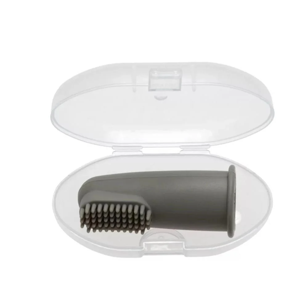 Escova de Dentes de Dedo em Silicone com Estojo Sage