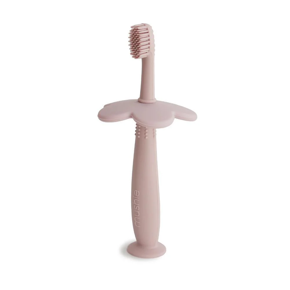 Escova de Dentes de Treino em Silicone Flower Blush