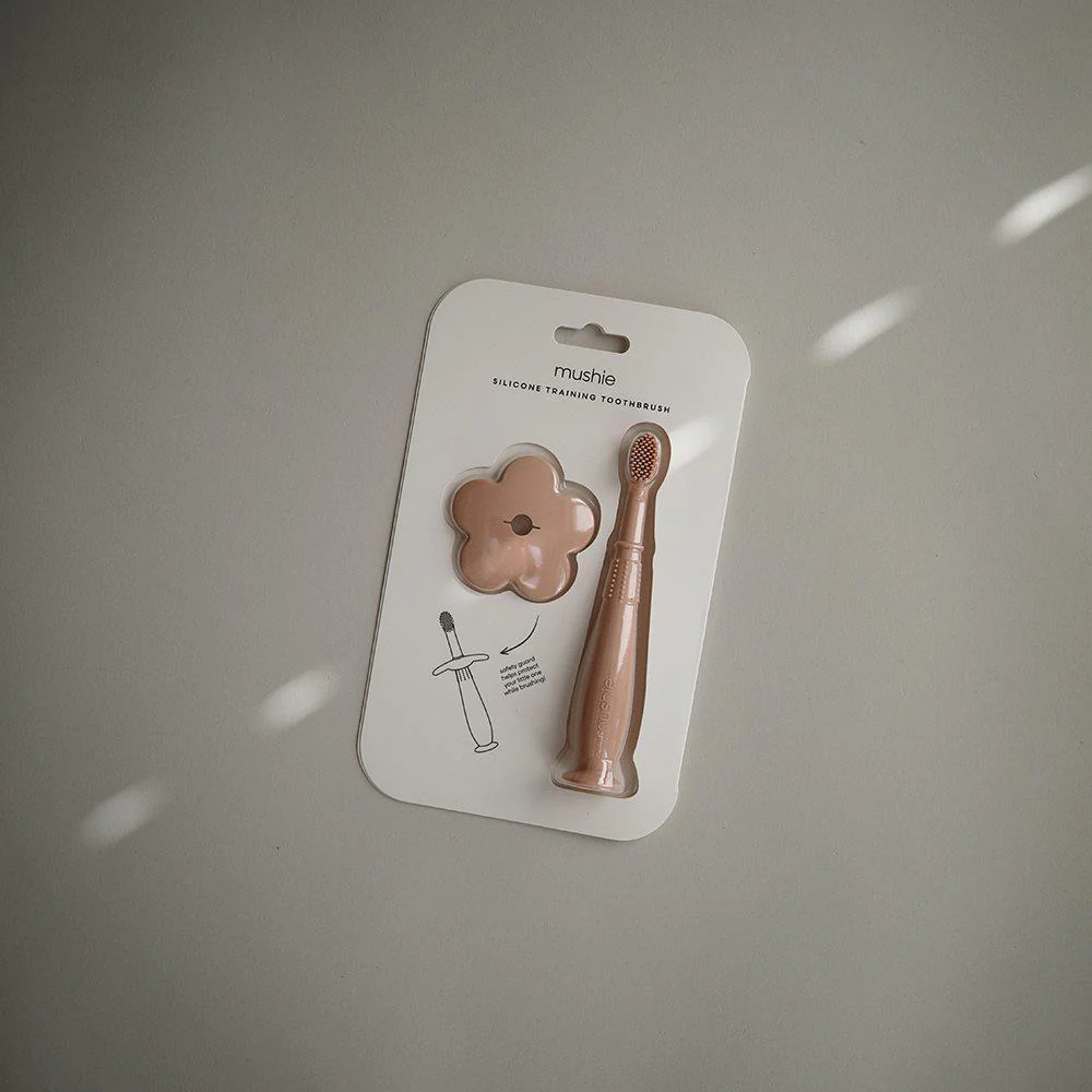 Escova de Dentes de Treino em Silicone Flower Blush - Image 2