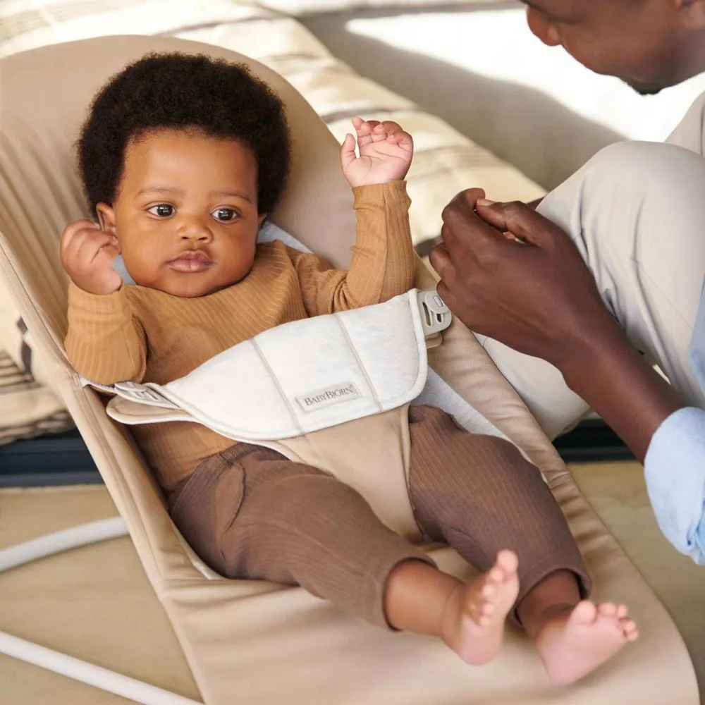 Espreguiçadeira BabyBjörn Balance Soft Jersey Beige/Grey - Image 12