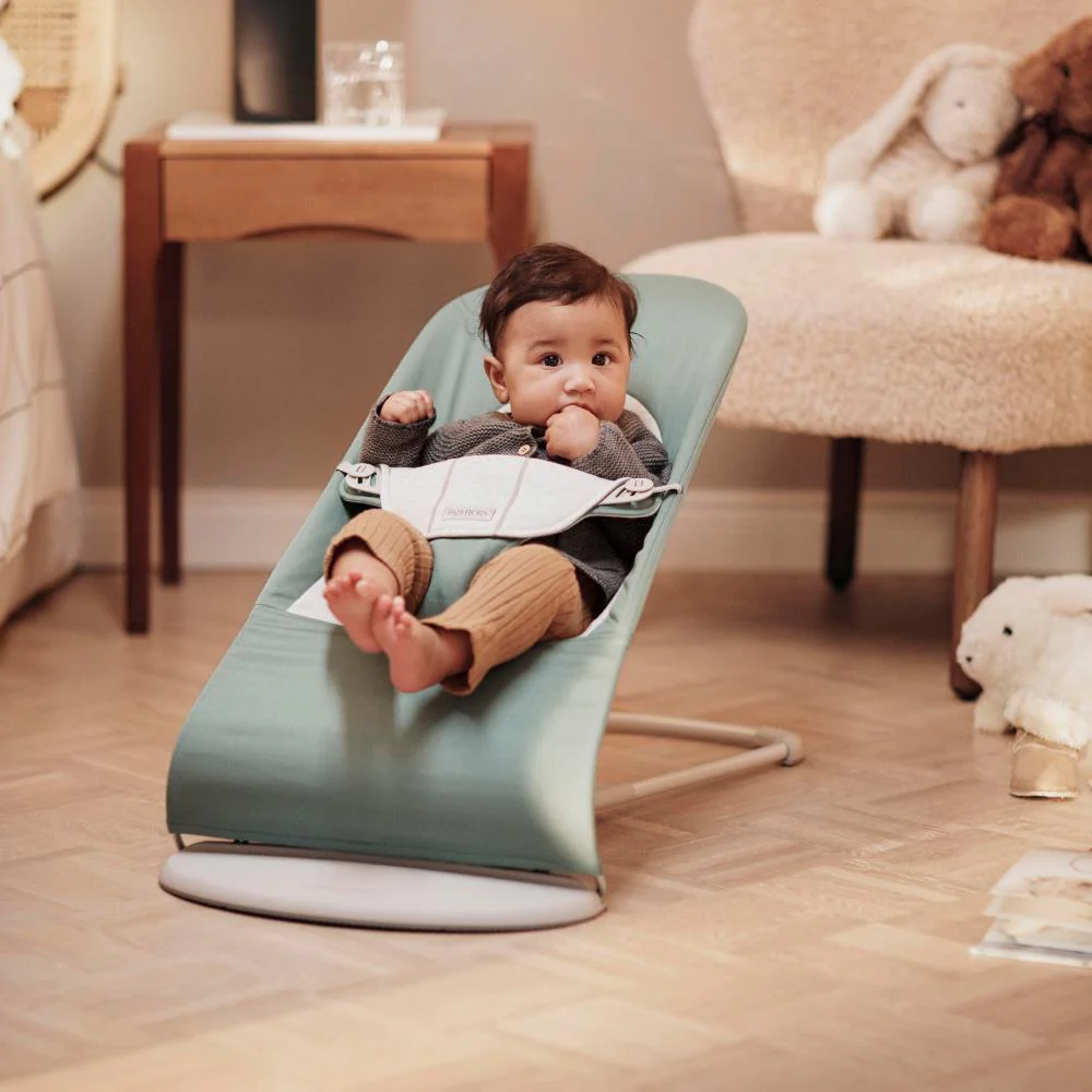 Espreguiçadeira BabyBjörn Balance Soft Jersey Light Sage - Image 11