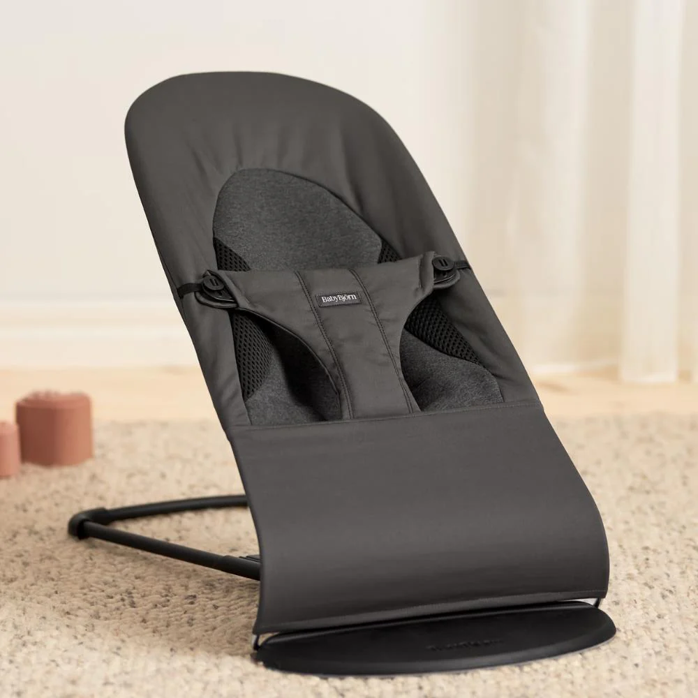 Espreguiçadeira BabyBjörn Balance Soft Tri-Fabric Dark Grey - Image 3