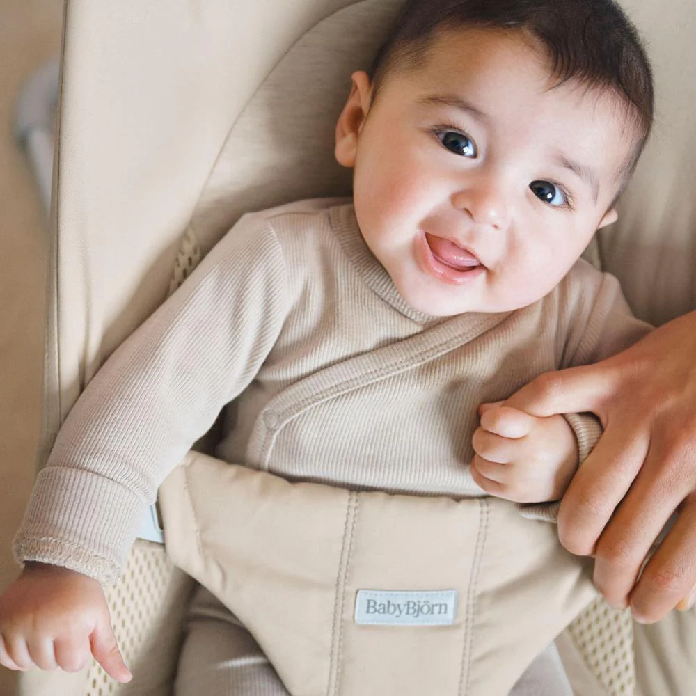 Espreguiçadeira BabyBjörn Balance Soft Tri-Fabric Light Beige - Image 10