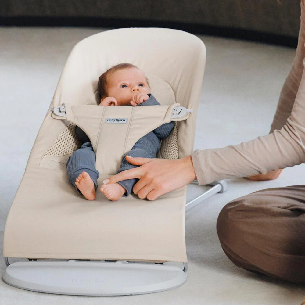 Espreguiçadeira BabyBjörn Balance Soft Tri-Fabric Light Beige - Image 6