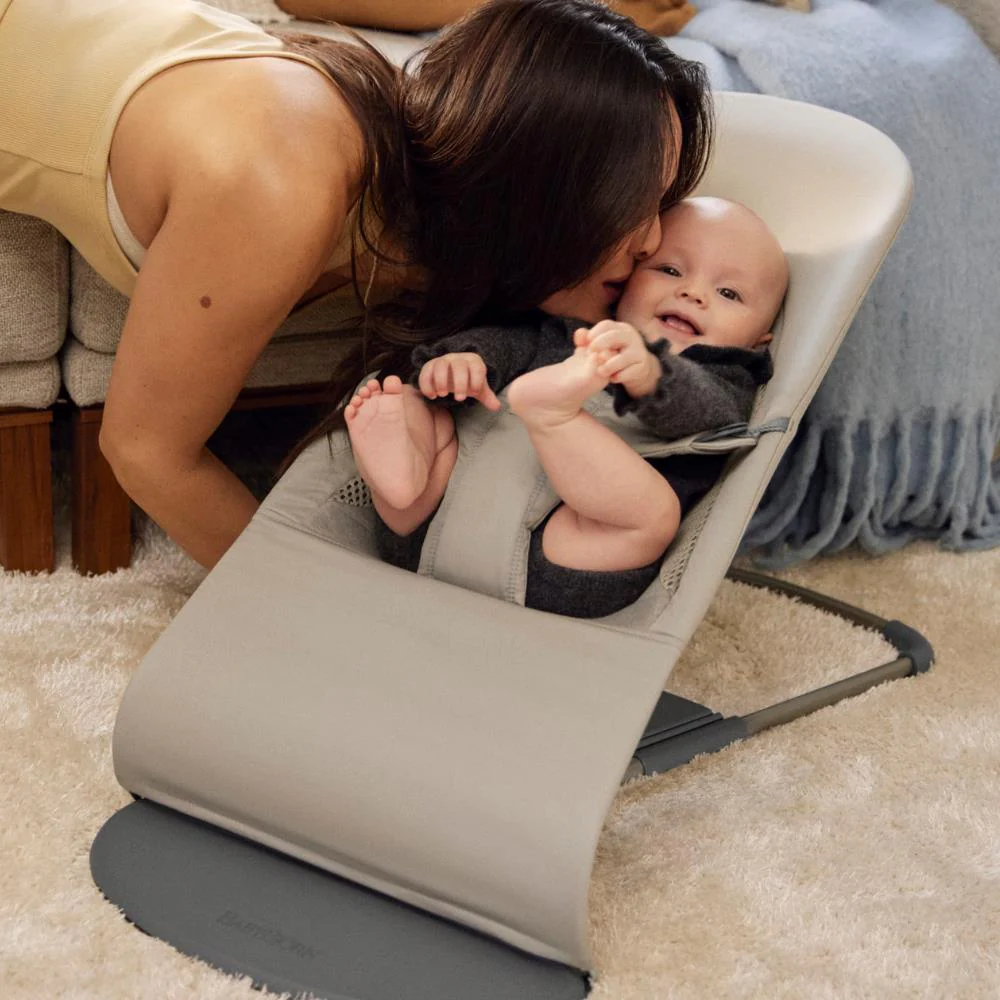 Espreguiçadeira BabyBjörn Balance Soft Tri-Fabric Sand Grey - Image 7