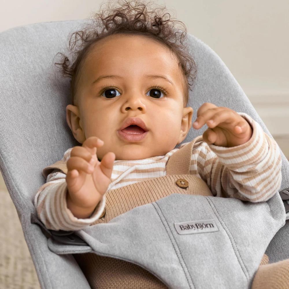 Espreguiçadeira BabyBjörn Bliss Melange Light Grey - Image 7