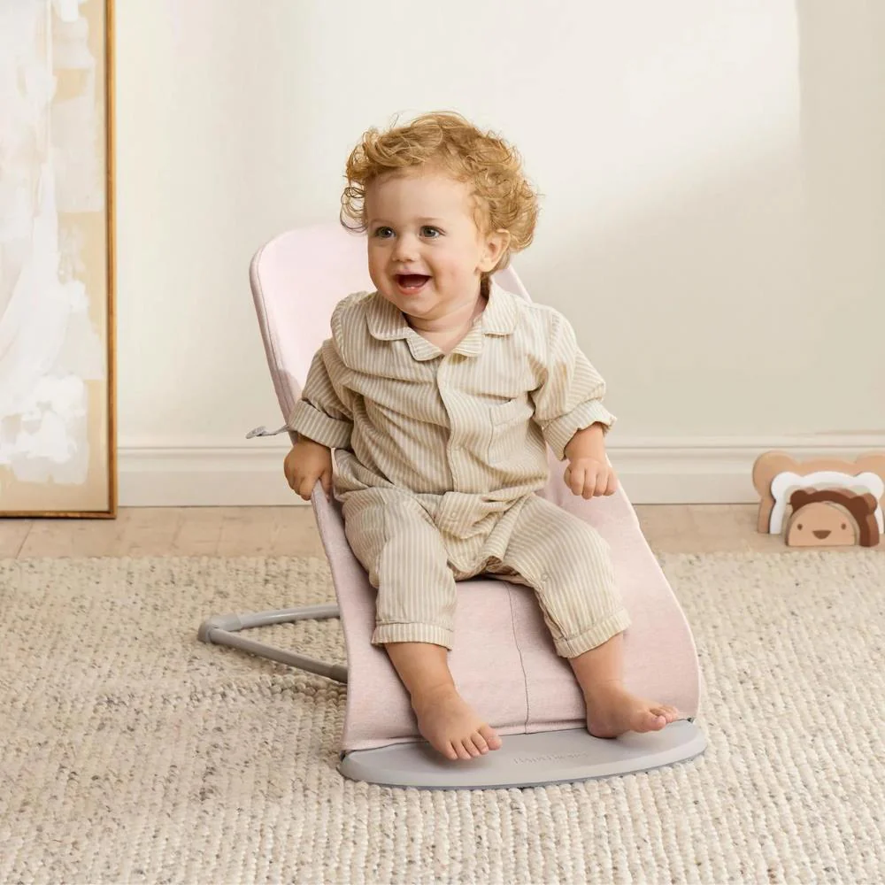 Espreguiçadeira BabyBjörn Bliss Melange Light Pink - Image 9