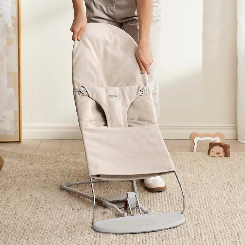 Espreguiçadeira BabyBjörn Bliss Melange Light Beige - Image 5