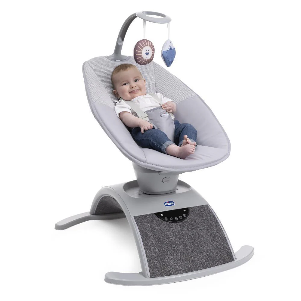 Espreguiçadeira Elétrica Chicco Comfy Wave Silver Spring - Image 8