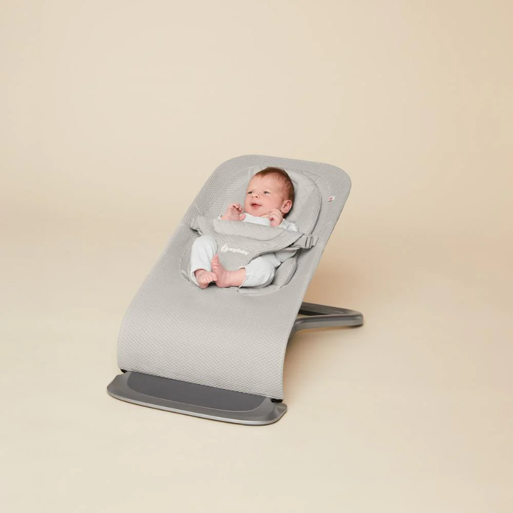 Espreguiçadeira Ergobaby Evolve Mesh Light Grey - Image 11