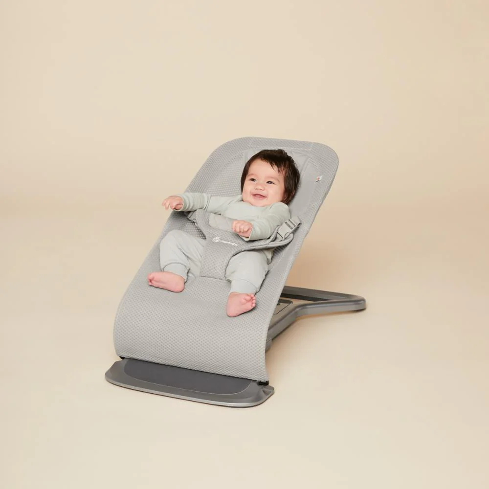 Espreguiçadeira Ergobaby Evolve Mesh Light Grey - Image 12