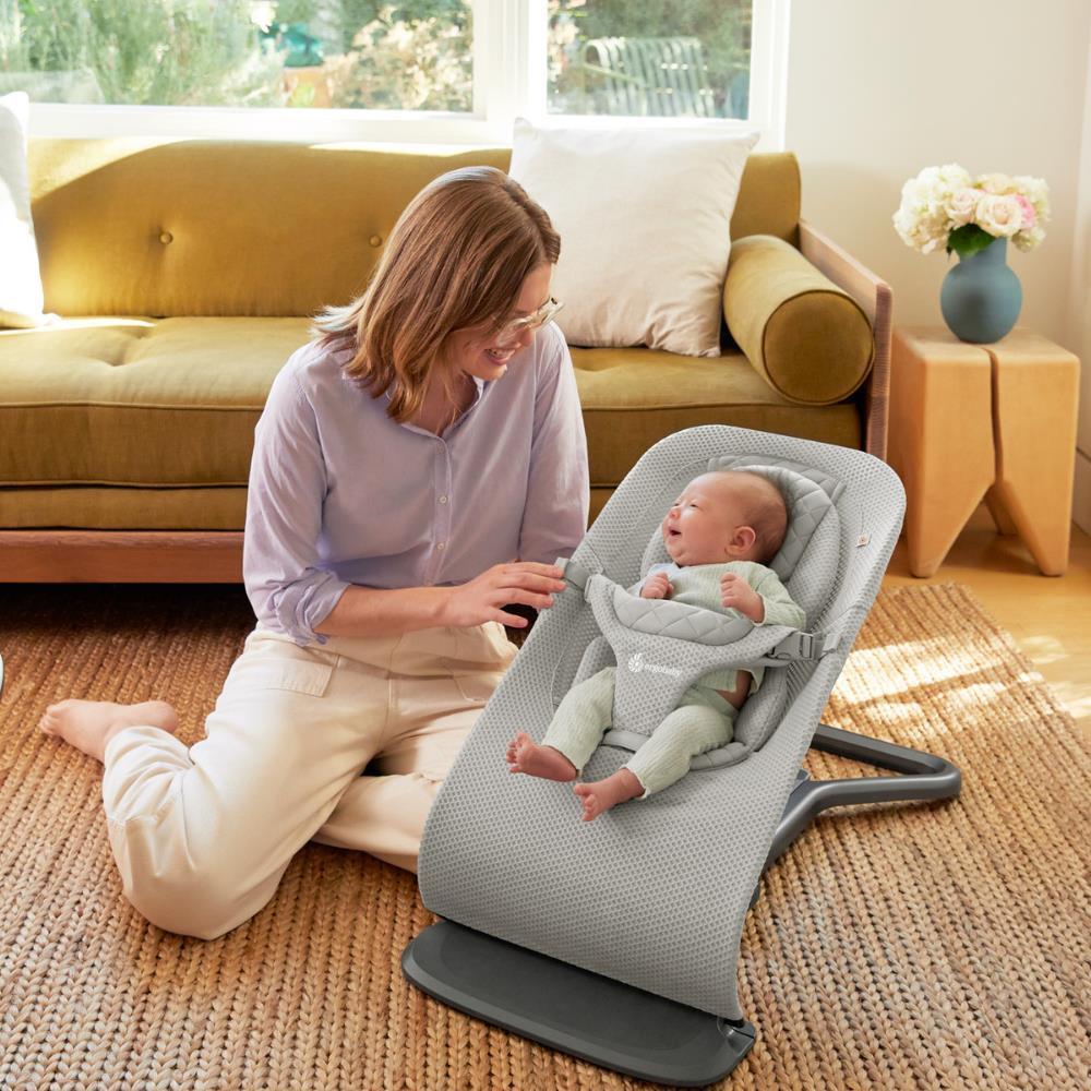 Espreguiçadeira Ergobaby Evolve Mesh Light Grey - Image 16