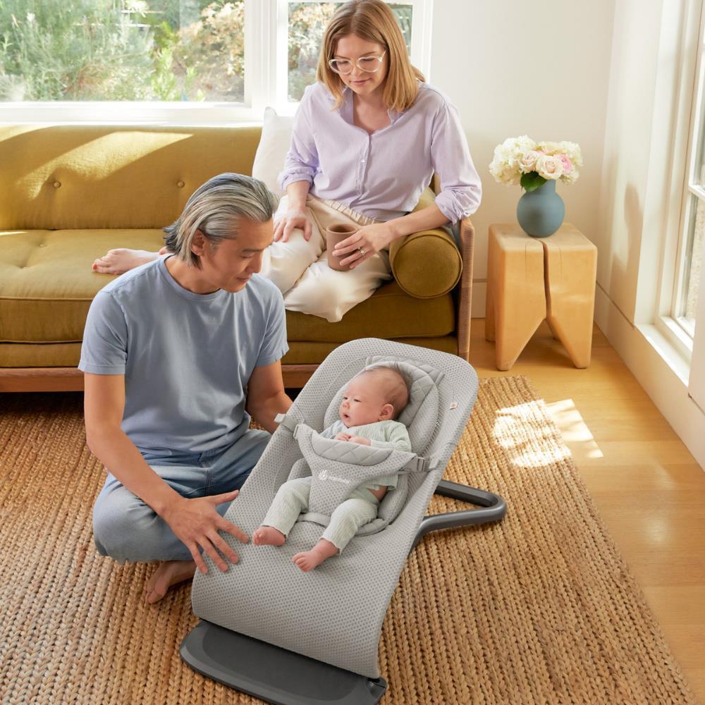 Espreguiçadeira Ergobaby Evolve Mesh Light Grey - Image 20