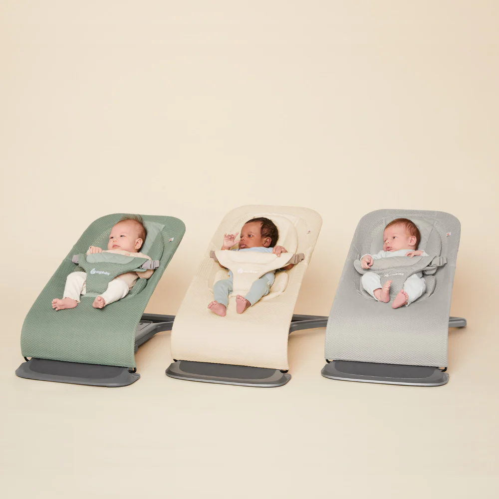 Espreguiçadeira Ergobaby Evolve Mesh Light Grey - Image 22