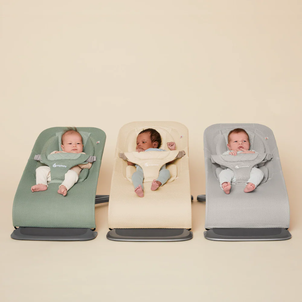 Espreguiçadeira Ergobaby Evolve Mesh Light Grey - Image 23