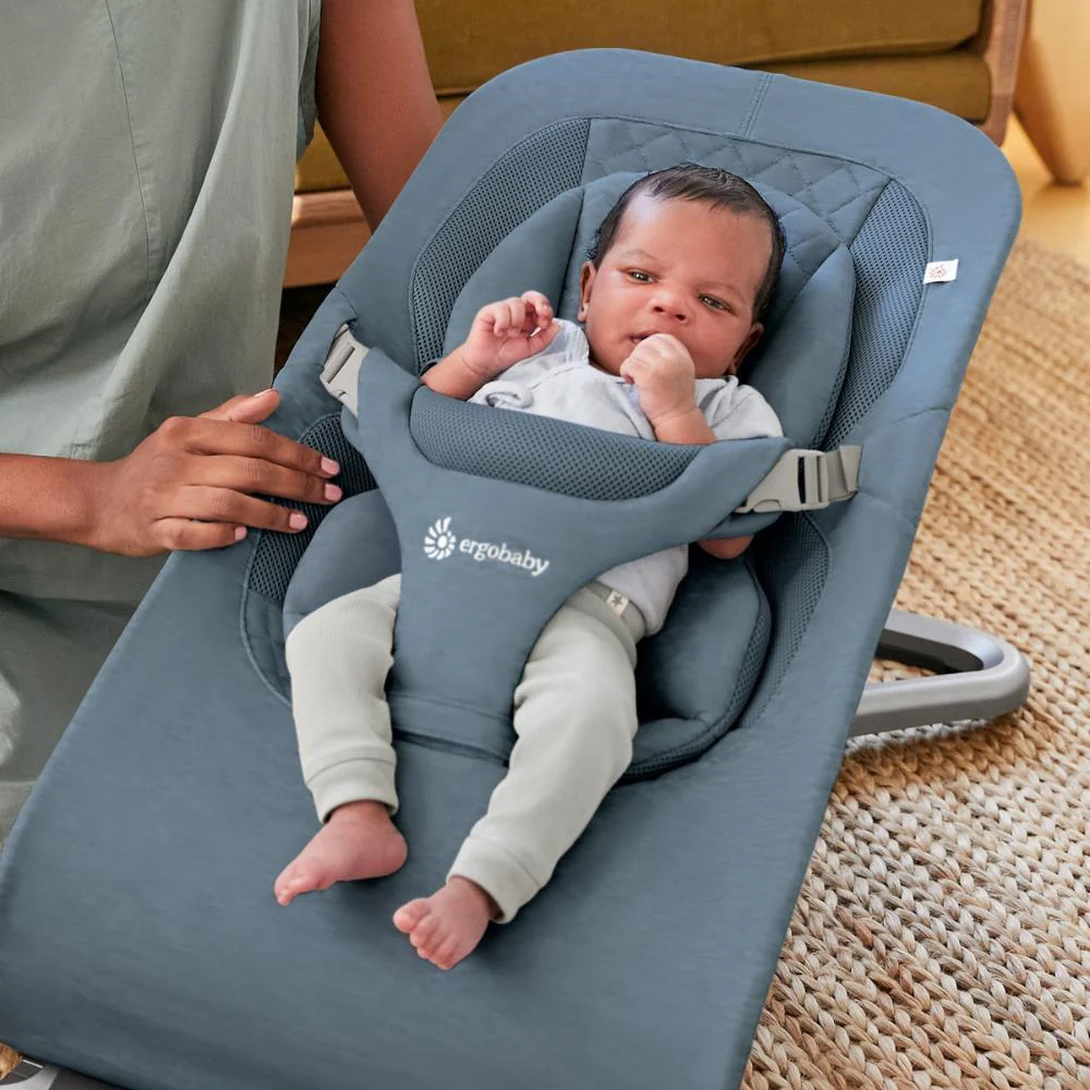 Espreguiçadeira Ergobaby Evolve Oxford Blue - Image 9