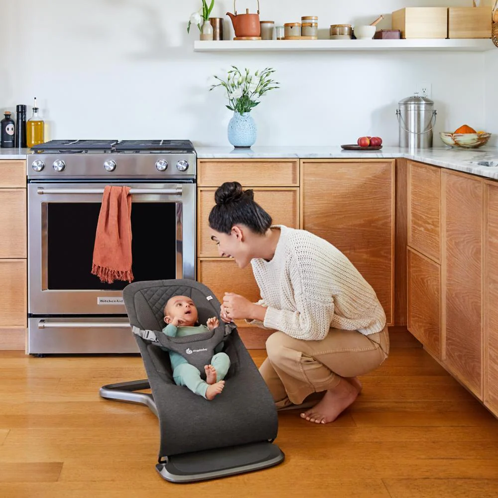Forra para Espreguiçadeira Ergobaby Evolve Charcoal Grey - Image 10