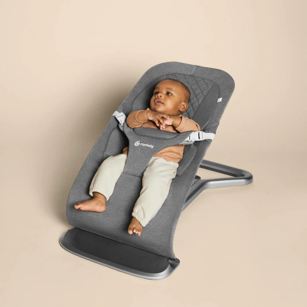 Forra para Espreguiçadeira Ergobaby Evolve Charcoal Grey - Image 8