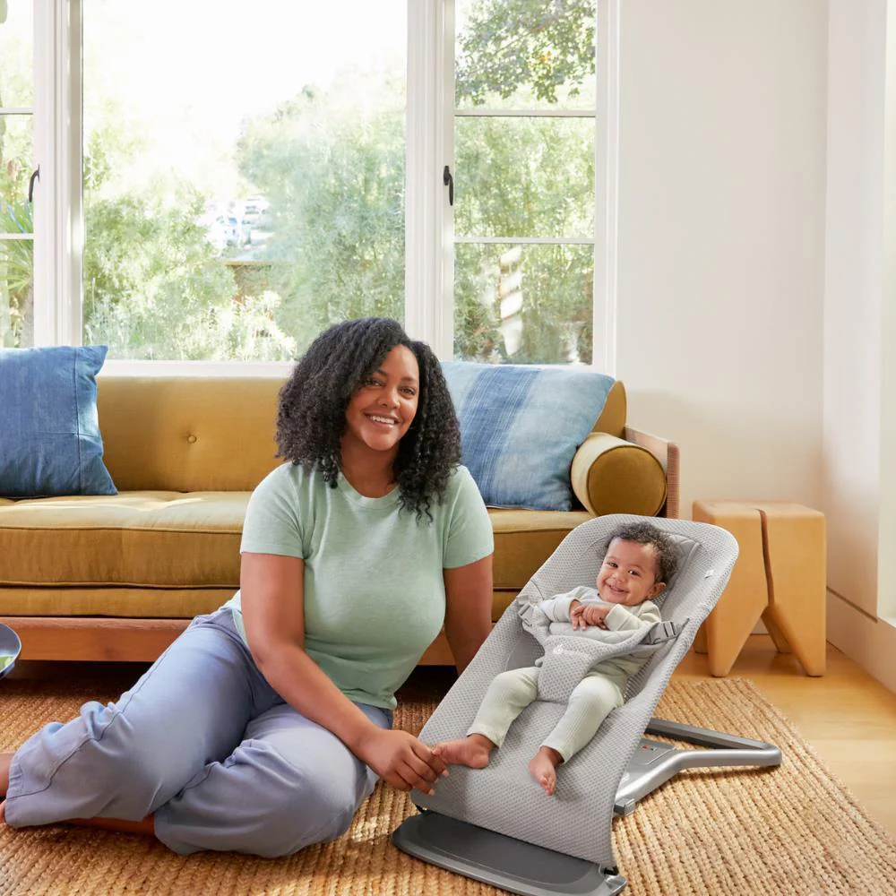 Forra para Espreguiçadeira Ergobaby Evolve Mesh Light Grey - Image 8