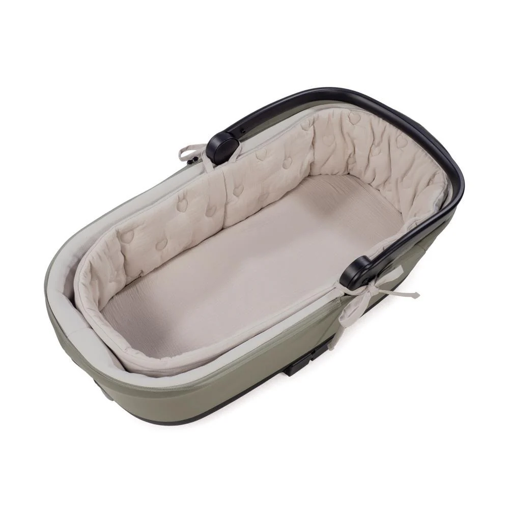 Forra/Protetor com Atilho e Lençol para Alcofa Walking Mum Sintra Bege