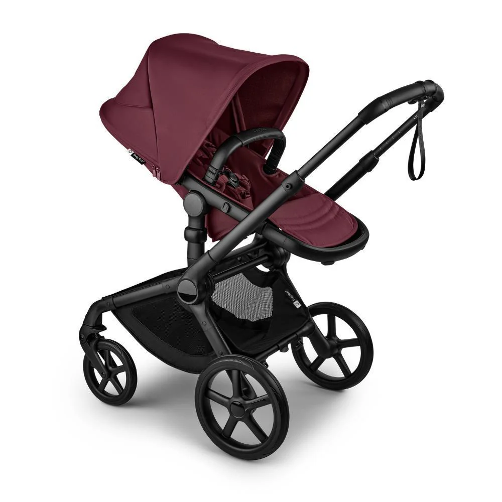 Carrinho Bugaboo Fox 5 Renew Completo Black/Dark Cherry - Image 3