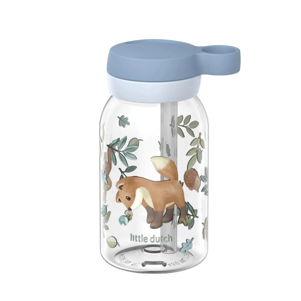 Garrafa com Palhinha Mepal x Little Dutch Forest Friends 450ml