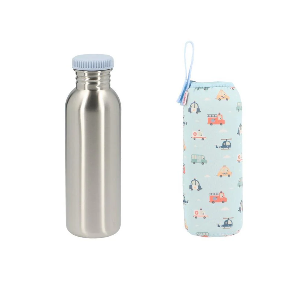 Garrafa em Inox com Forra Neoprene Tutete City Cars 750ml - Image 2