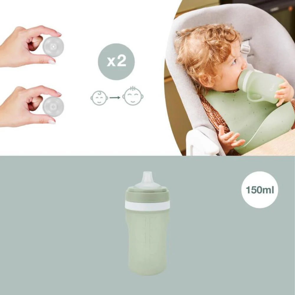 Garrafa em Silicone Babymoov Green 150ml - Image 4